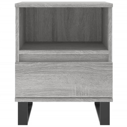 Nachtkastjes 2 St 40X35X50 Cm Bewerkt Hout Grijs Sonoma Eiken
