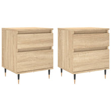 Nachtkastjes 2 St 40X35X50 Cm Sonoma Eikenkleurig