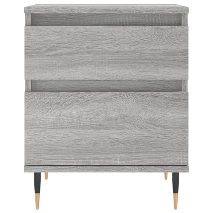 Nachtkastjes 2 St 40X35X50 Cm Bewerkt Hout Grijs Sonoma Eiken