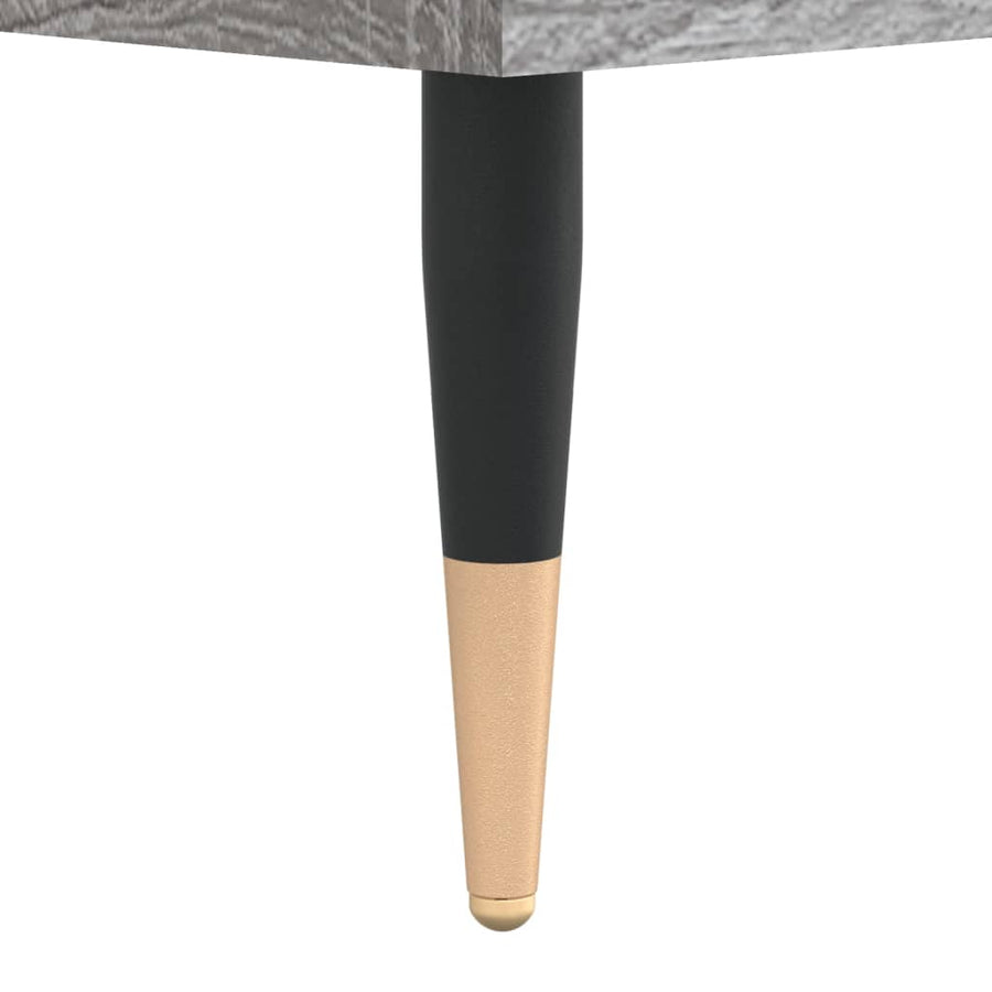 Nachtkastjes 2 St 40X35X50 Cm Bewerkt Hout Grijs Sonoma Eiken