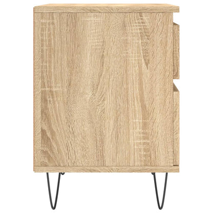 Nachtkastje 40X35X50 Cm Bewerkt Hout Sonoma Eikenkleurig