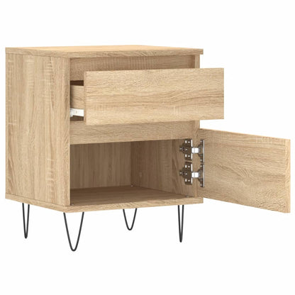 Nachtkastjes 2 St 40X35X50 Cm Sonoma Eikenkleurig