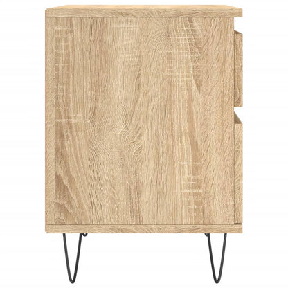 Nachtkastjes 2 St 40X35X50 Cm Sonoma Eikenkleurig
