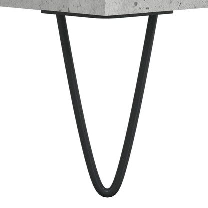 Nachtkastjes 2 St 40X35X50 Cm Bewerkt Hout Betongrijs