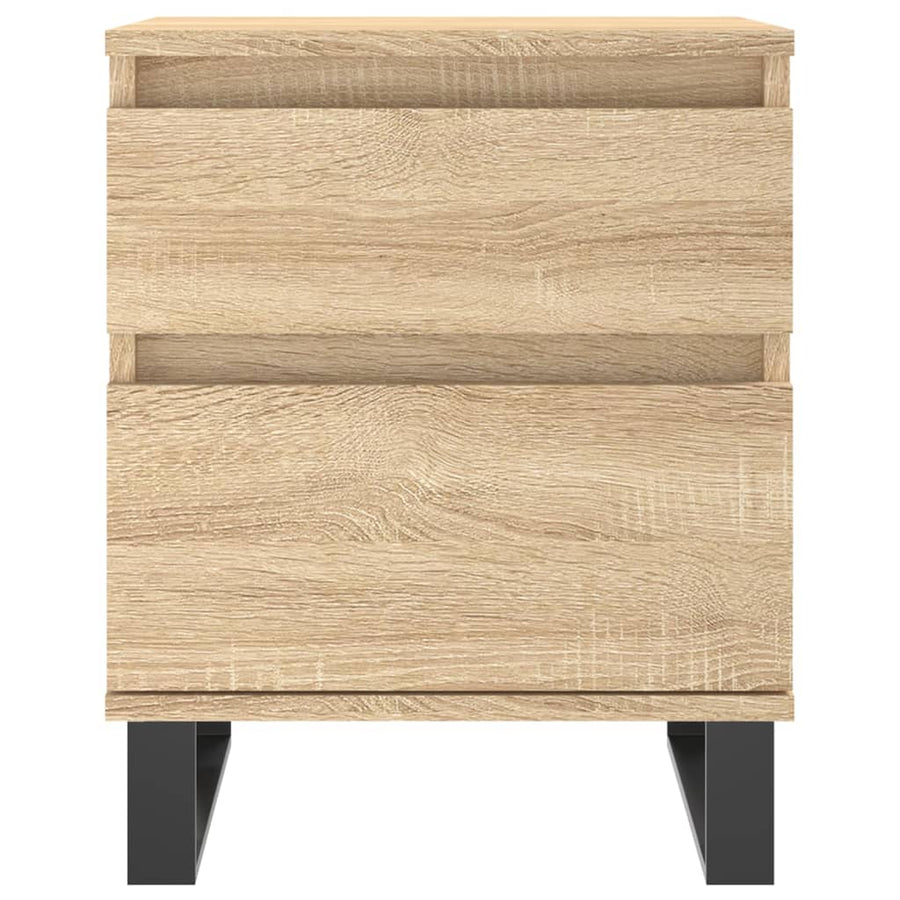 Nachtkastje 40X35X50 Cm Bewerkt Hout Sonoma Eikenkleurig