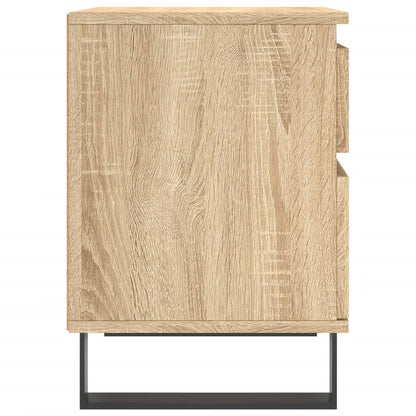 Nachtkastje 40X35X50 Cm Bewerkt Hout Sonoma Eikenkleurig