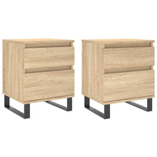 Nachtkastjes 40X35X50 Cm Kleurig 2 Sonoma eiken