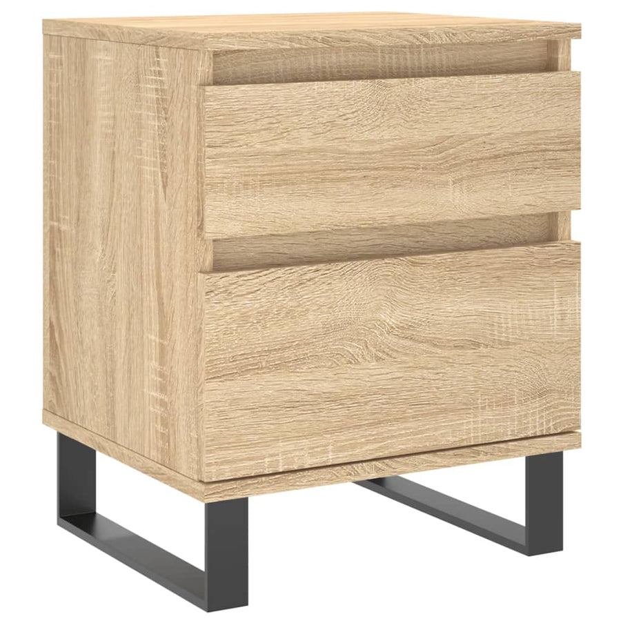 Nachtkastjes 40X35X50 Cm Kleurig 2 Sonoma eiken
