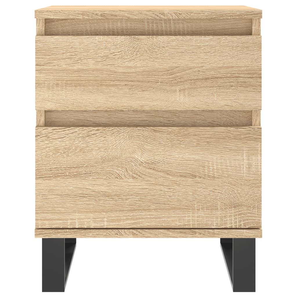 Nachtkastjes 40X35X50 Cm Kleurig 2 Sonoma eiken