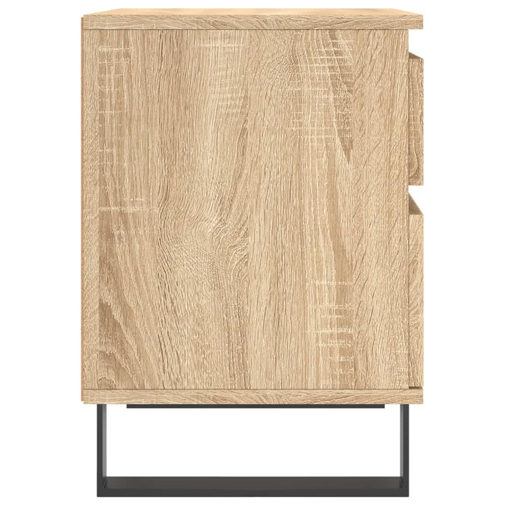 Nachtkastjes 40X35X50 Cm Kleurig 2 Sonoma eiken