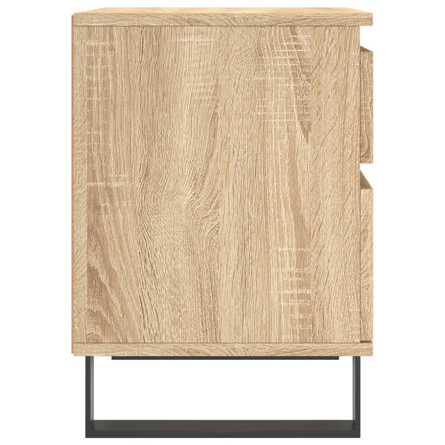 Nachtkastjes 40X35X50 Cm Kleurig 2 Sonoma eiken