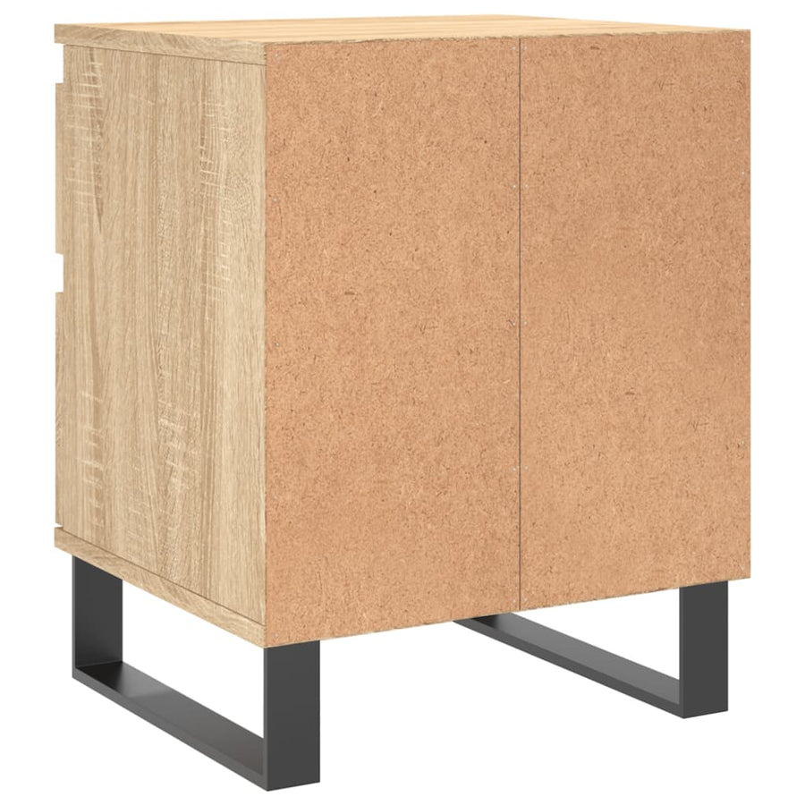 Nachtkastjes 40X35X50 Cm Kleurig 2 Sonoma eiken