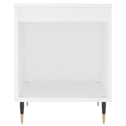 Nachtkastjes 2 St 40X35X50 Cm Bewerkt Hout Wit