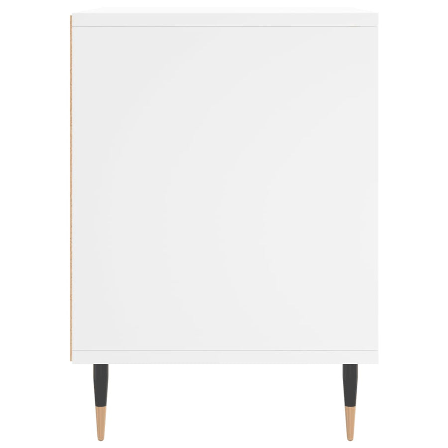 Nachtkastjes 2 St 40X35X50 Cm Bewerkt Hout Wit