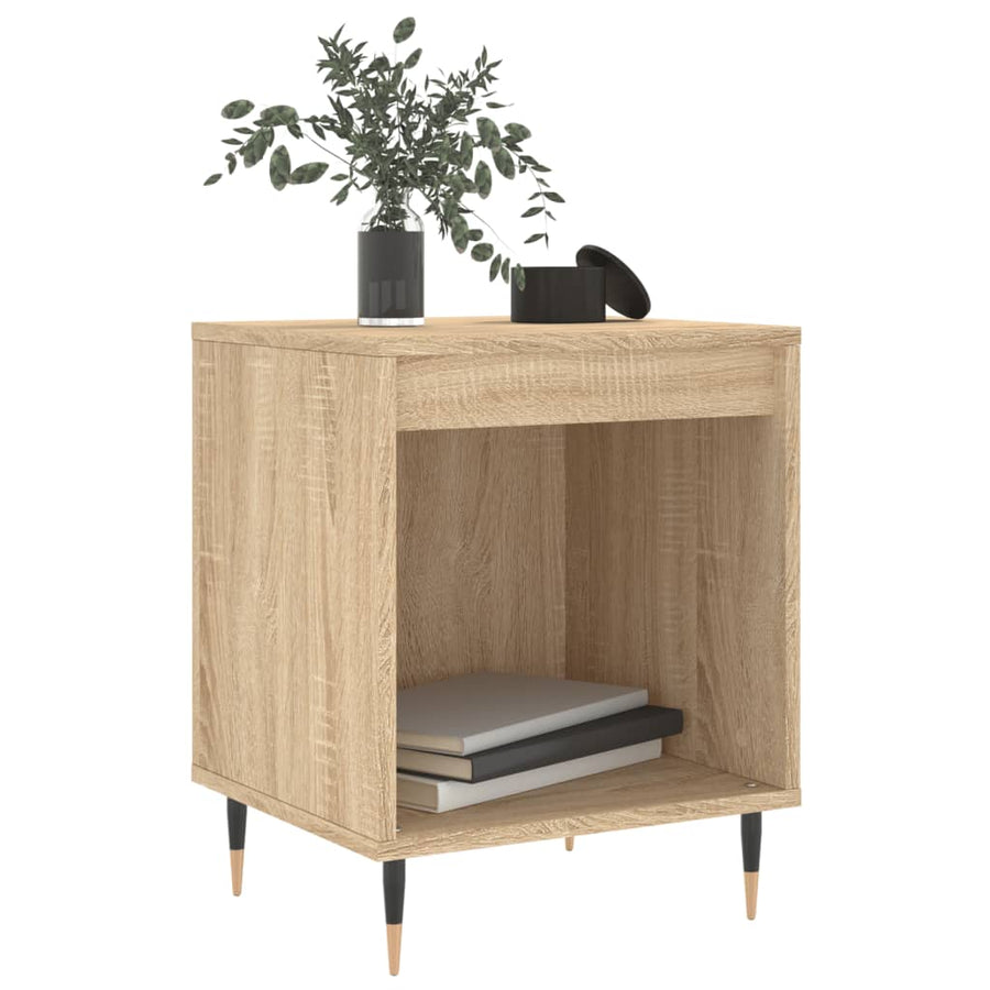 Nachtkastjes 2 St 40X35X50 Cm Sonoma Eikenkleurig
