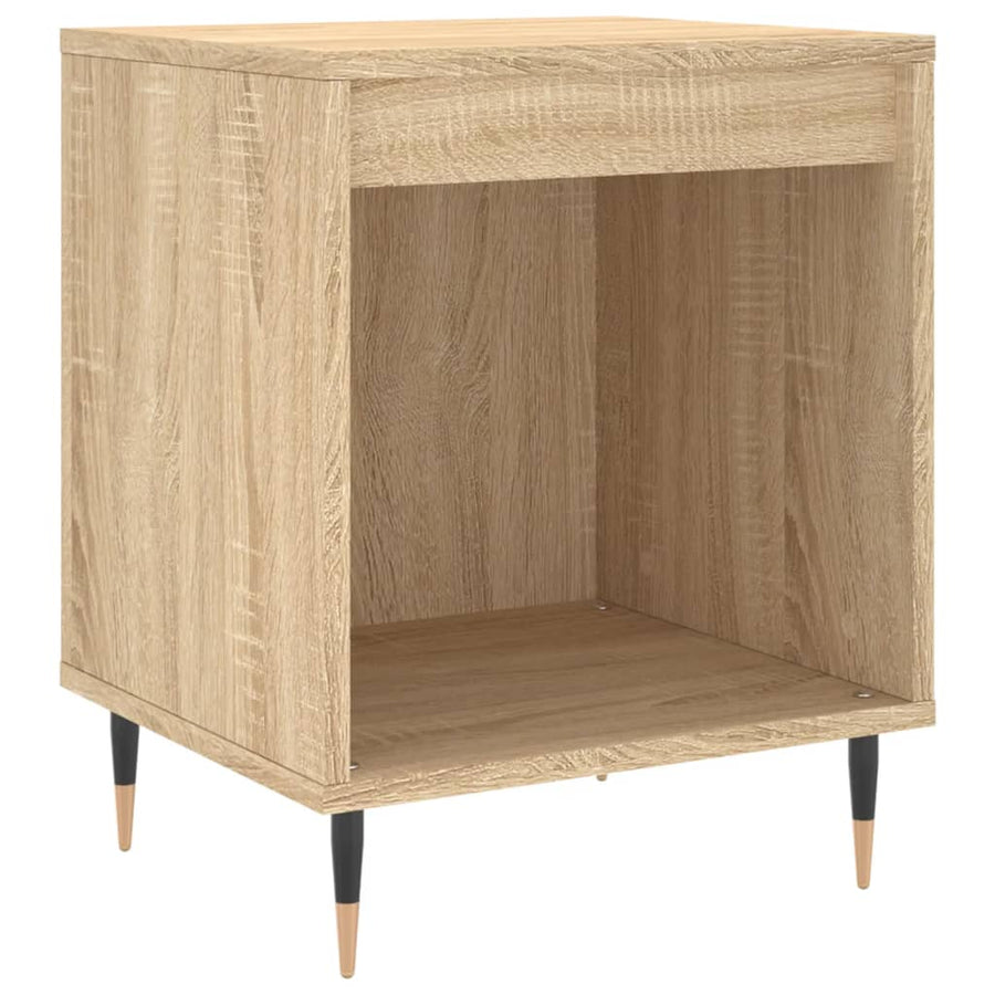 Nachtkastjes 2 St 40X35X50 Cm Sonoma Eikenkleurig