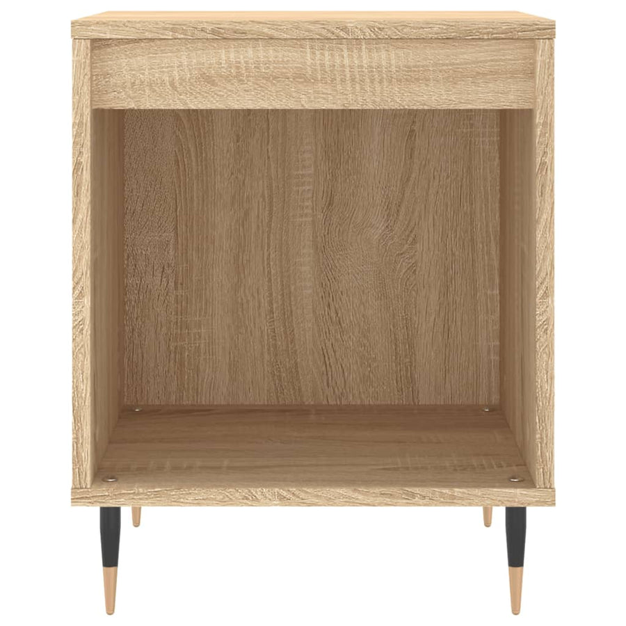 Nachtkastjes 2 St 40X35X50 Cm Sonoma Eikenkleurig