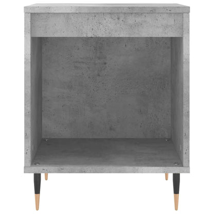 Nachtkastje 40X35X50 Cm Bewerkt Hout Betongrijs