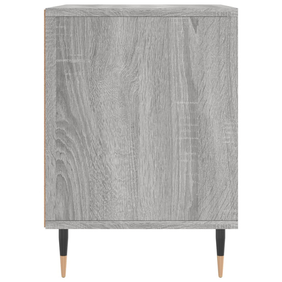 Nachtkastjes 2 St 40X35X50 Cm Bewerkt Hout Grijs Sonoma Eiken