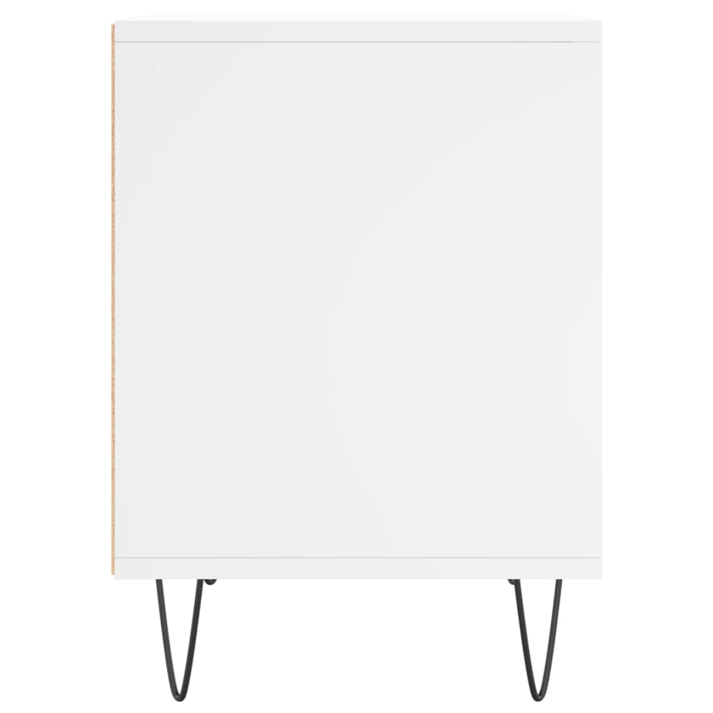 Nachtkastjes 2 St 40X35X50 Cm Bewerkt Hout Wit