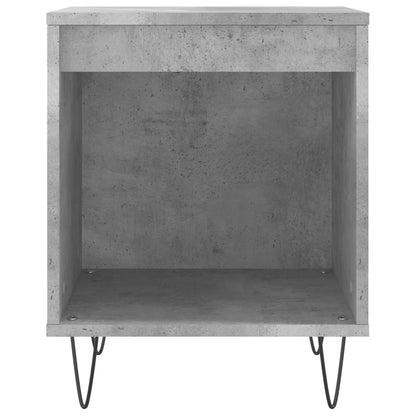 Nachtkastjes 2 St 40X35X50 Cm Bewerkt Hout Betongrijs