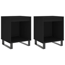 Nachtkastjes 40X35X50 Cm Bewerkt Hout 2 Zwart