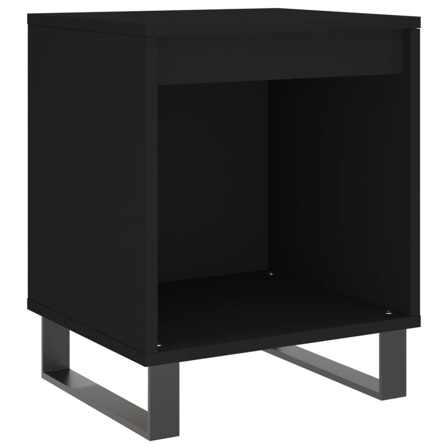 Nachtkastjes 40X35X50 Cm Bewerkt Hout 2 Zwart