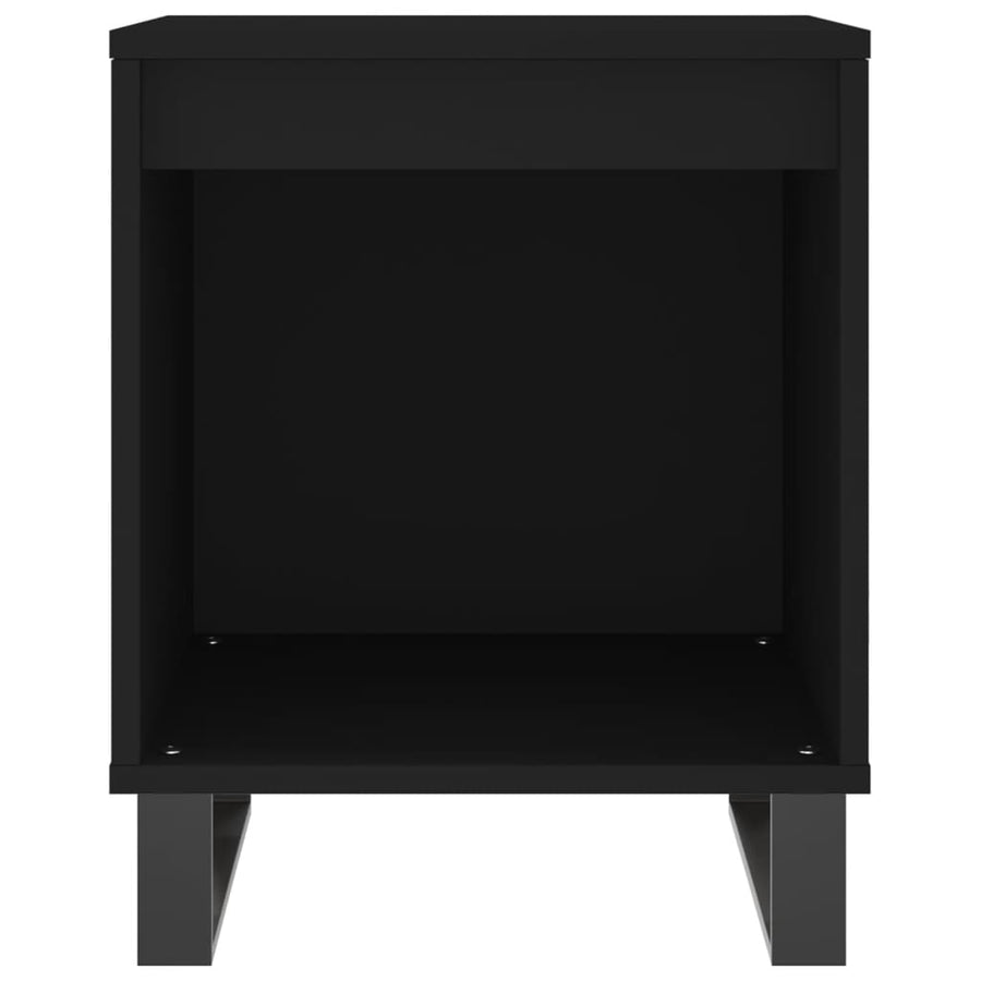 Nachtkastjes 40X35X50 Cm Bewerkt Hout 2 Zwart
