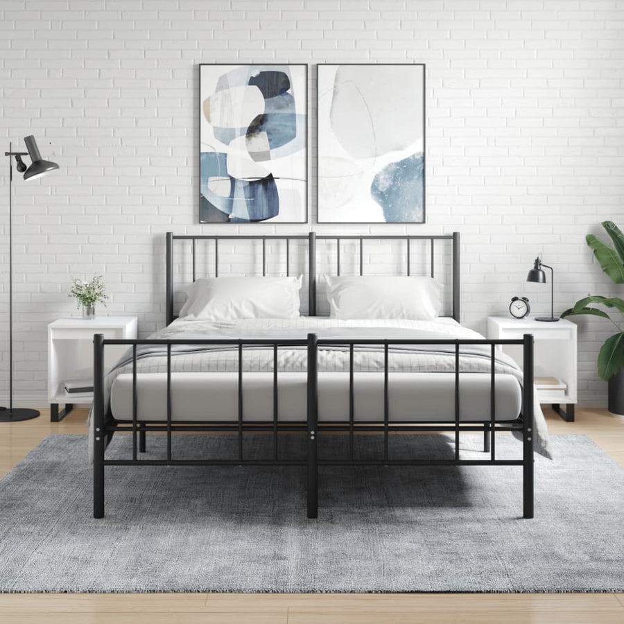 Nachtkastjes 40X35X50 Cm Bewerkt Hout 2 Hoogglans wit