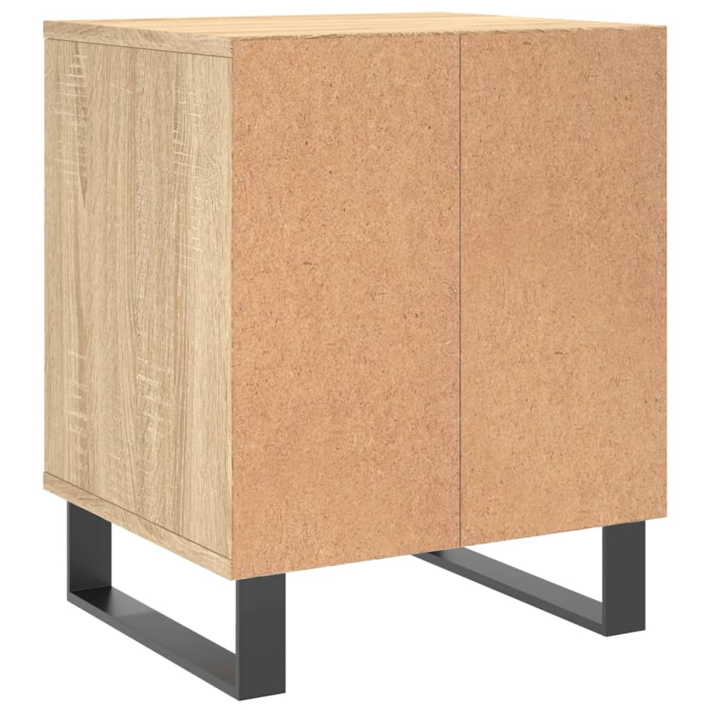Nachtkastjes 2 St 40X35X50 Cm Sonoma Eikenkleurig