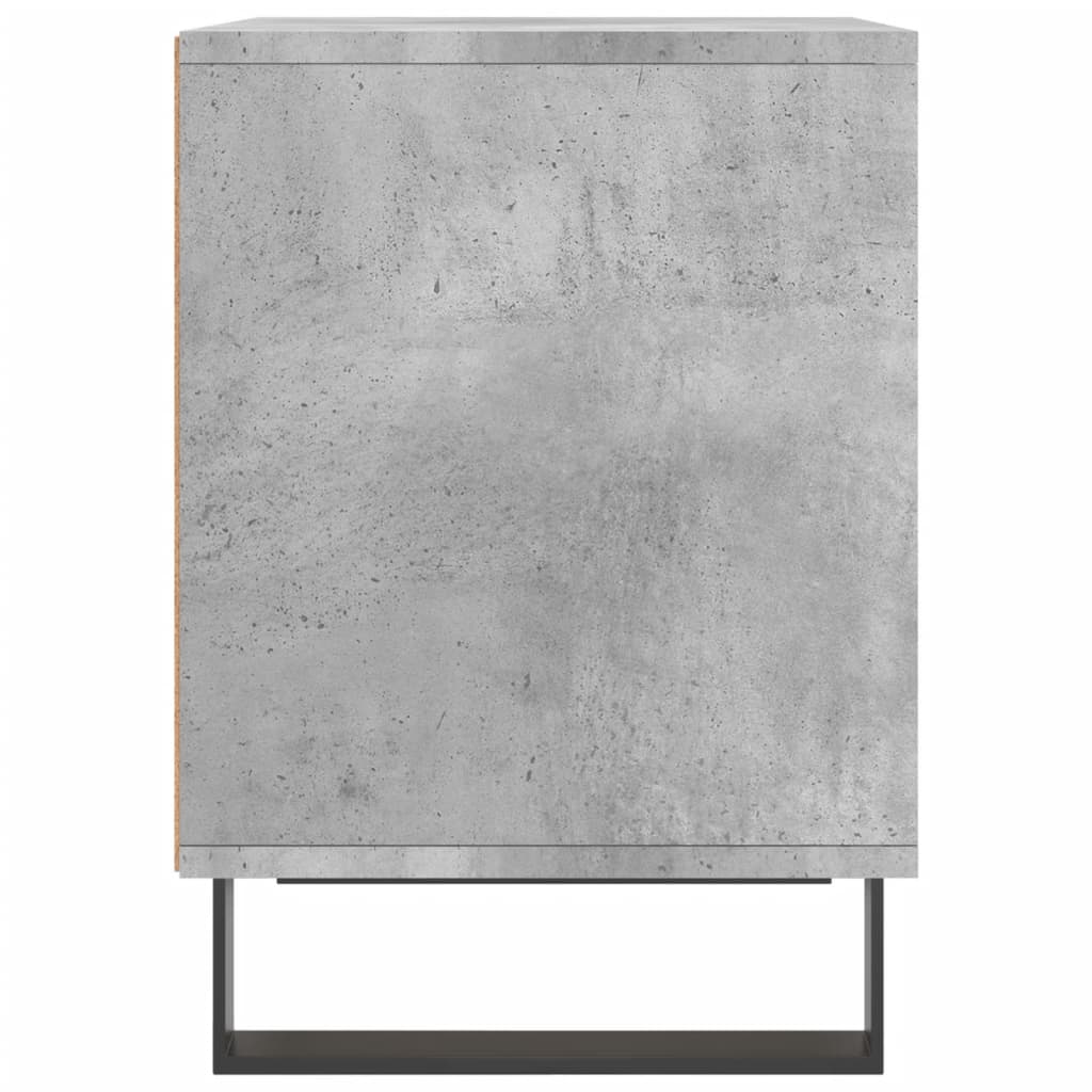 Nachtkastjes 2 St 40X35X50 Cm Bewerkt Hout Betongrijs