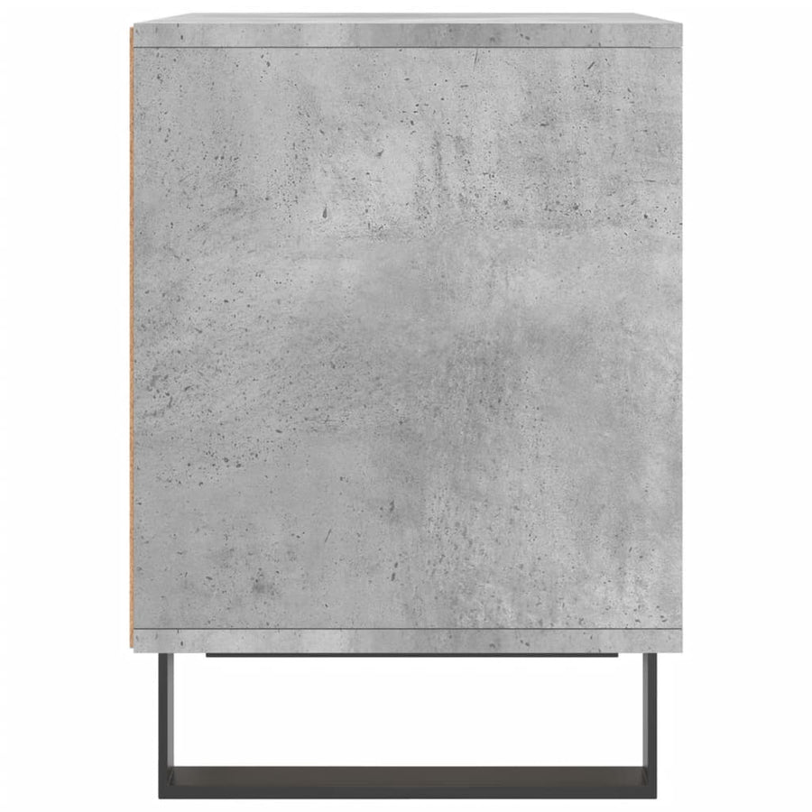 Nachtkastjes 2 St 40X35X50 Cm Bewerkt Hout Betongrijs