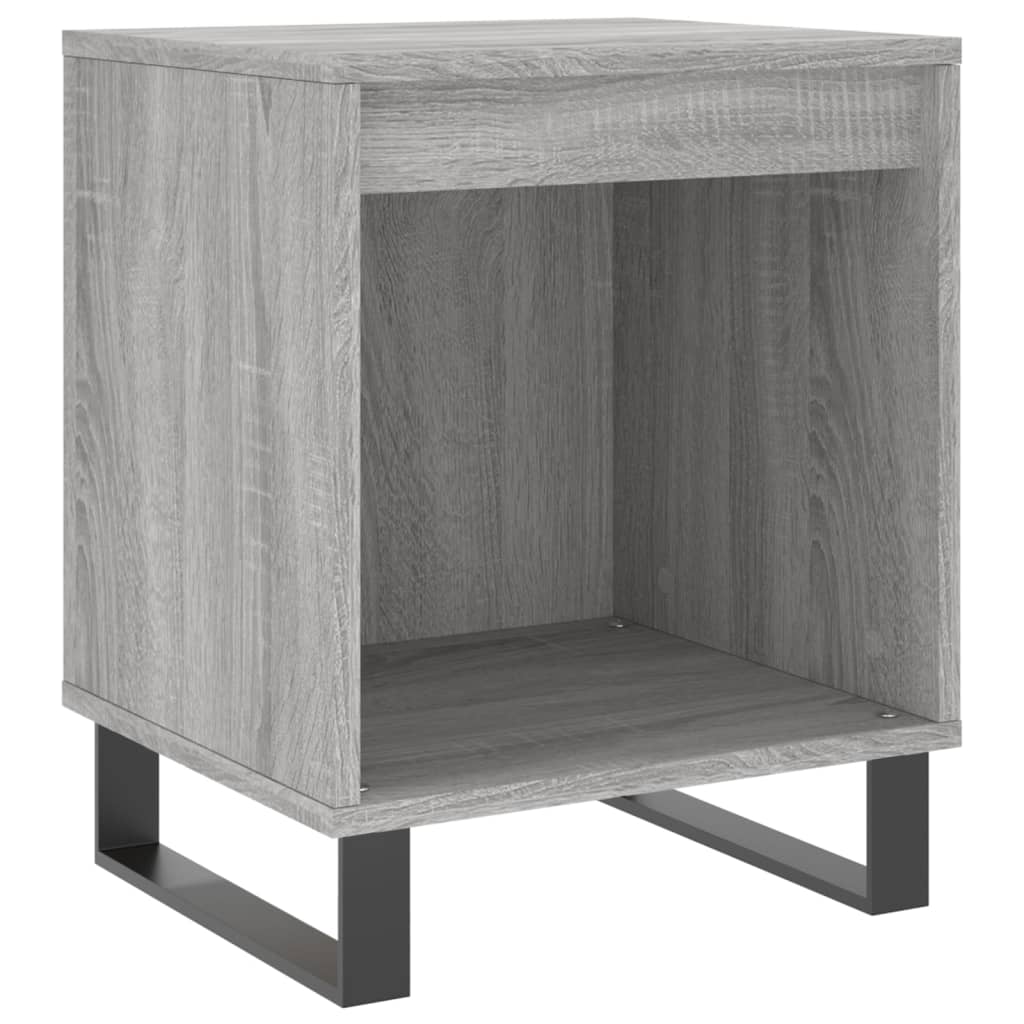 Nachtkastjes 2 St 40X35X50 Cm Bewerkt Hout Grijs Sonoma Eiken
