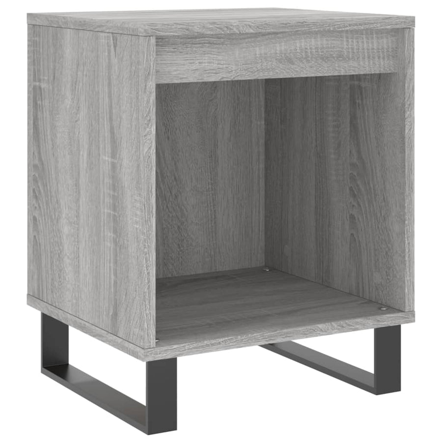 Nachtkastjes 2 St 40X35X50 Cm Bewerkt Hout Grijs Sonoma Eiken