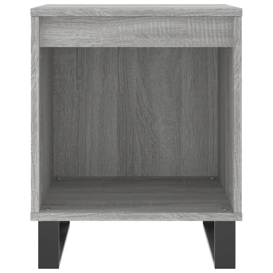 Nachtkastjes 2 St 40X35X50 Cm Bewerkt Hout Grijs Sonoma Eiken