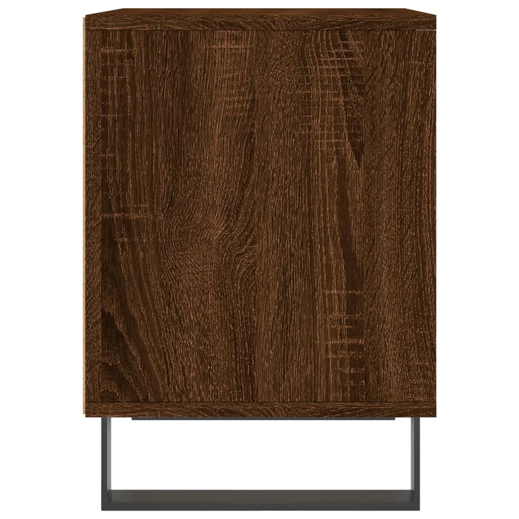 Nachtkastjes 2 St 40X35X50 Cm Bewerkt Hout Bruin Eikenkleur