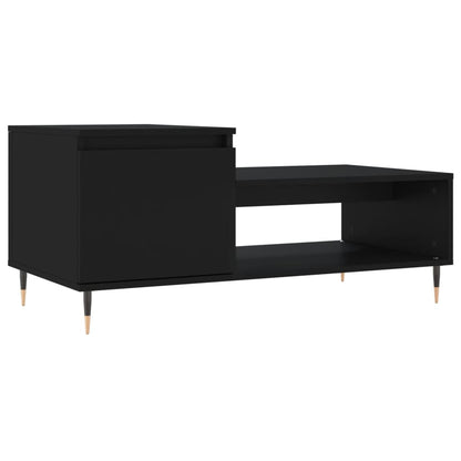 Salontafel 00X50X45 Cm Bewerkt Hout Zwart
