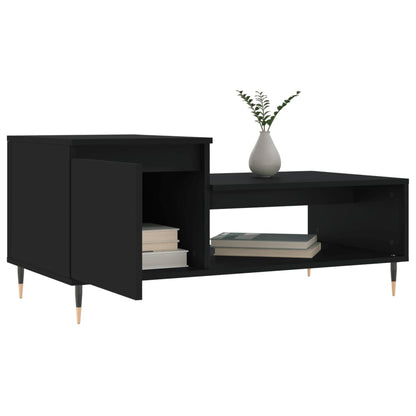 Salontafel 00X50X45 Cm Bewerkt Hout Zwart