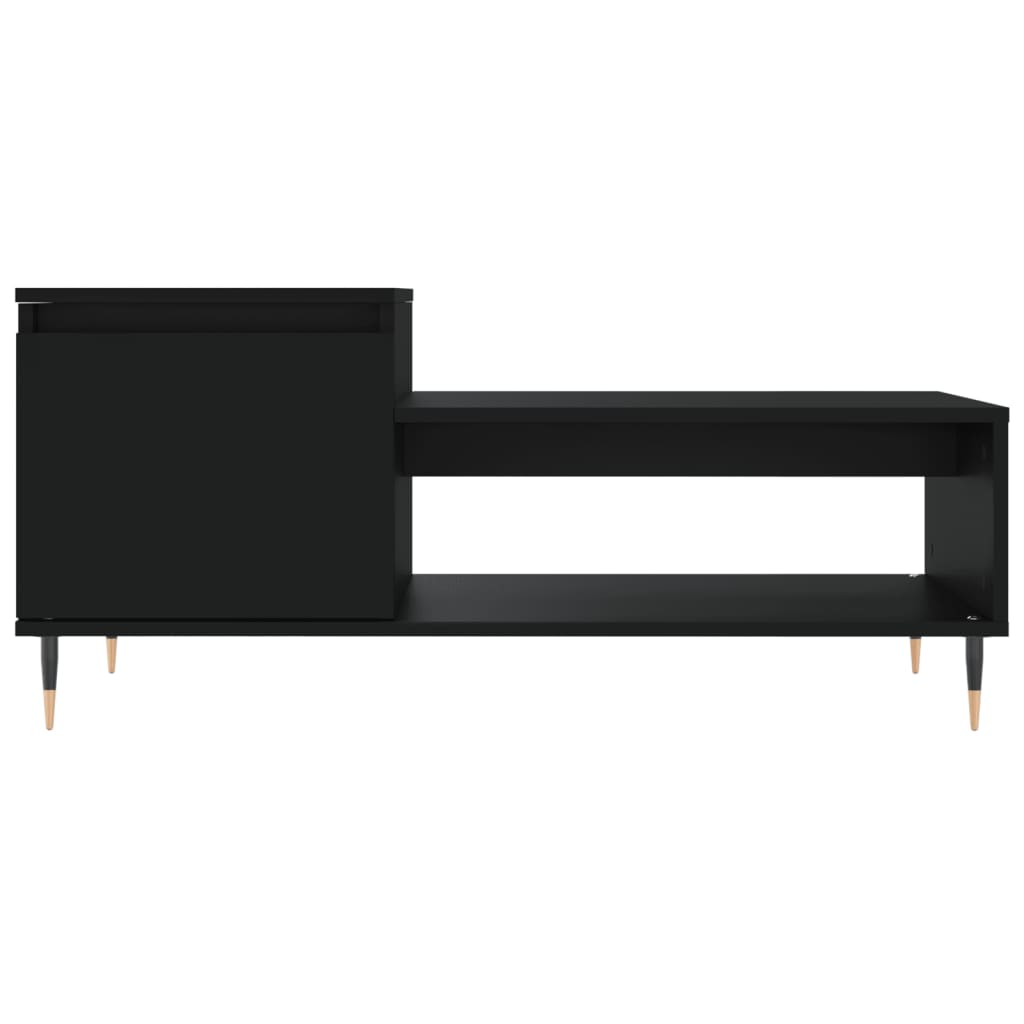Salontafel 00X50X45 Cm Bewerkt Hout Zwart