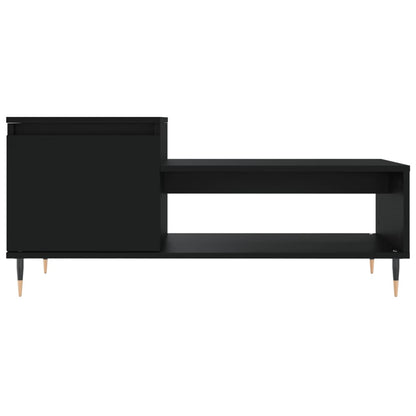 Salontafel 00X50X45 Cm Bewerkt Hout Zwart