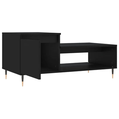 Salontafel 00X50X45 Cm Bewerkt Hout Zwart