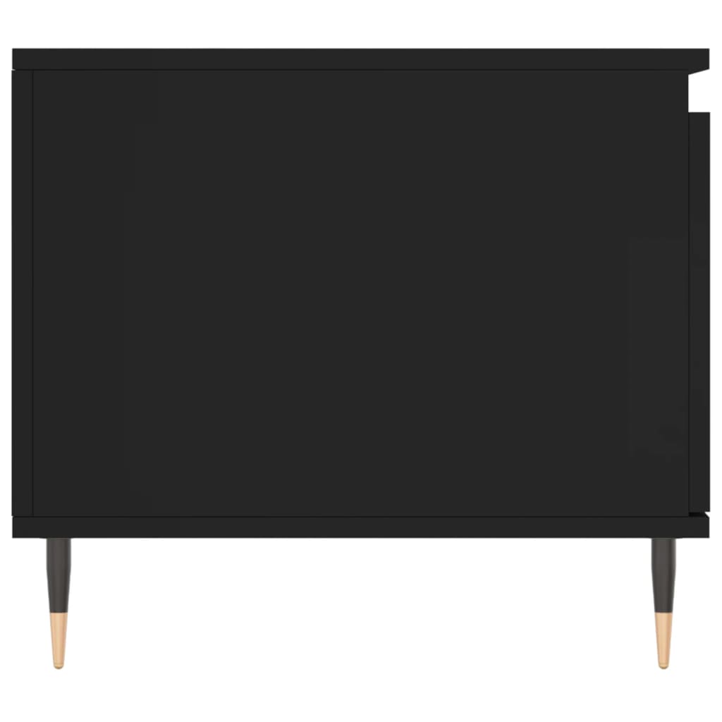 Salontafel 00X50X45 Cm Bewerkt Hout Zwart