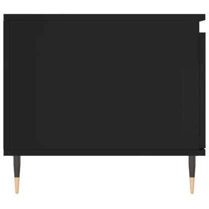 Salontafel 00X50X45 Cm Bewerkt Hout Zwart