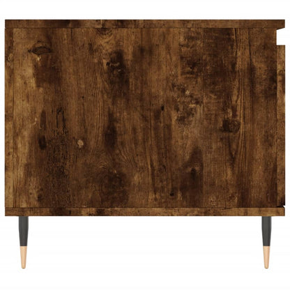 Salontafel 00X50X45 Cm Bewerkt Hout Kleurig Gerookt eiken