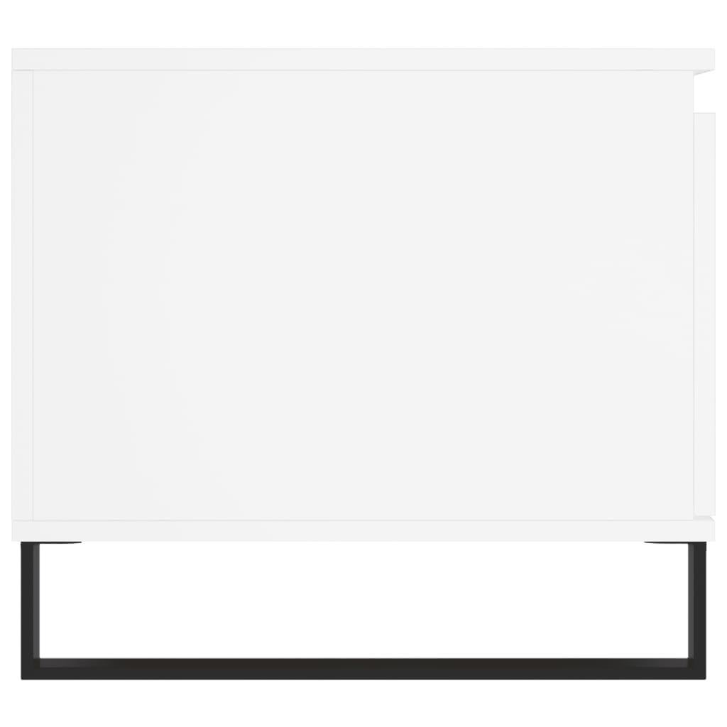 Salontafel 00X50X45 Cm Bewerkt Hout Wit