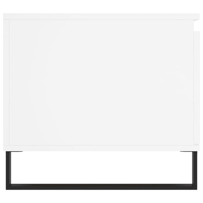 Salontafel 00X50X45 Cm Bewerkt Hout Wit