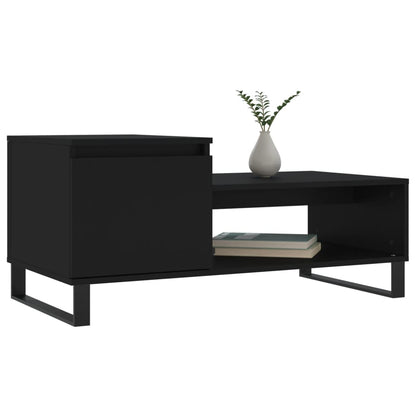 Salontafel 00X50X45 Cm Bewerkt Hout Zwart