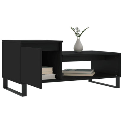Salontafel 00X50X45 Cm Bewerkt Hout Zwart