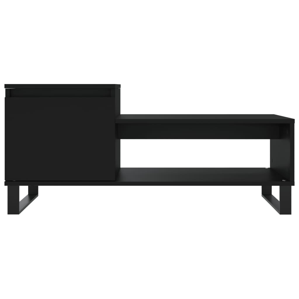 Salontafel 00X50X45 Cm Bewerkt Hout Zwart