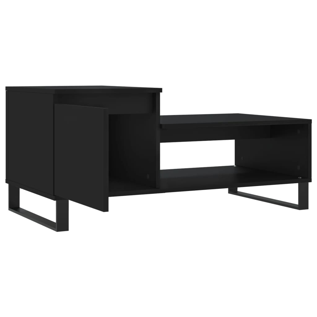 Salontafel 00X50X45 Cm Bewerkt Hout Zwart